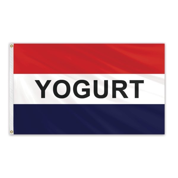 Global Flags Unlimited Yogurt Message Flag 3'x5' Standard Flag 204572
